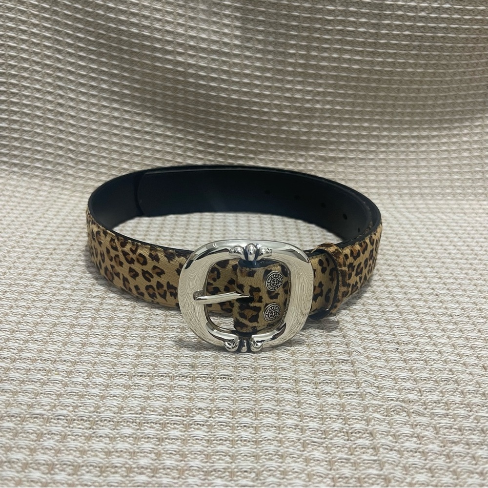 Chrome Hearts Leopard Print Belt with Silver Buckle - Picture 1 of 10